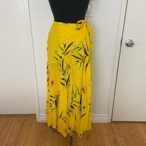 Print Wrap Skirt